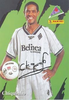 Chiquinho  1997/1998  Borussia Mönchengladbach  Fußball Autogrammkarte Druck  signiert 