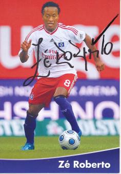 Ze Roberto  Hamburger SV  Fußball Autogrammkarte  Druck  signiert 