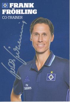 Frank Fröhling  2016/2017  Hamburger SV  Fußball Autogrammkarte original signiert 