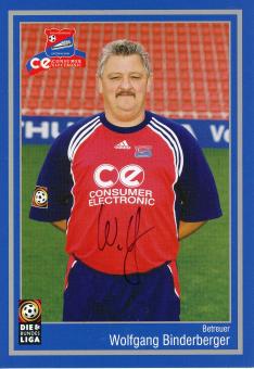 Wolfgang Binderberger  2001/2002  SpVgg Unterhaching  Fußball Autogrammkarte original signiert 