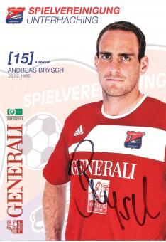 Andreas Brysch  2010/2011  SpVgg Unterhaching  Fußball Autogrammkarte original signiert 