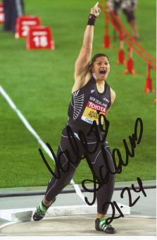 Valerie Adams  Neuseeland  Leichtathletik Foto original signiert 