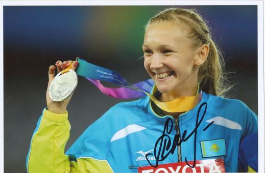 Olga Rypakowa  Kasachstan  Leichtathletik Autogramm Foto original signiert 