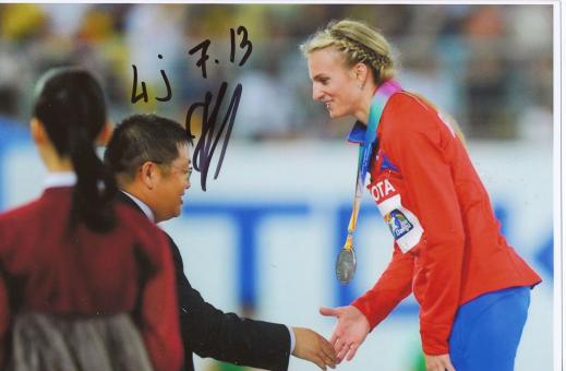 Olga Kutscherenko  Rußland  Leichtathletik Autogramm Foto original signiert 