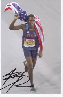 Brittney Reese  USA  Leichtathletik Autogramm Foto original signiert 