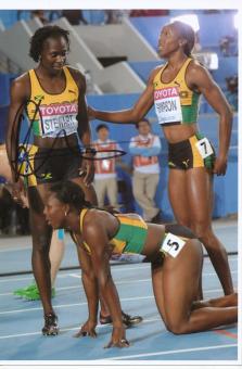 Kerron Stewart  Jamaika  Leichtathletik Autogramm Foto original signiert 
