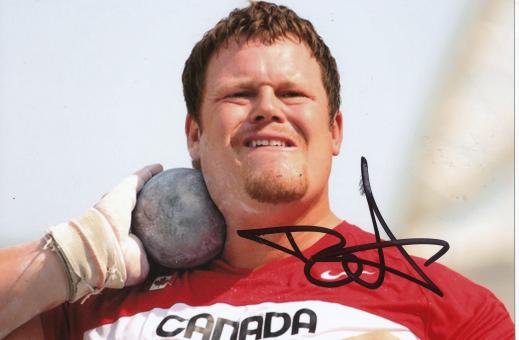 Dylan Armstrong  Kanada  Leichtathletik Autogramm Foto original signiert 