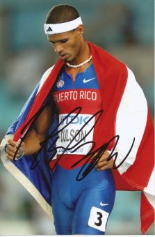 Javier Culson  Puerto Rico  Leichtathletik Autogramm Foto original signiert 