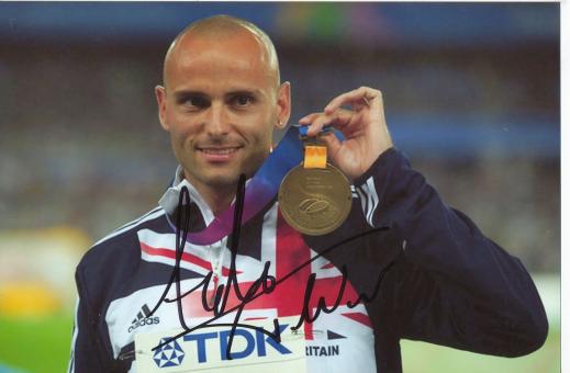 Andrew Turner  Großbritanien  Leichtathletik Autogramm Foto original signiert 