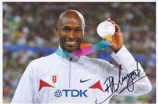 Bernard Lagat  USA  Leichtathletik Autogramm Foto original signiert 