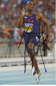 LaShawn Merritt  USA  Leichtathletik Autogramm Foto original signiert 
