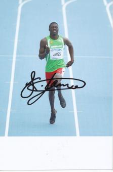 Kirani James  Grenada  Leichtathletik Autogramm Foto original signiert 