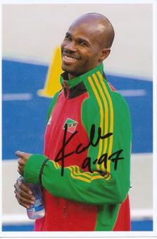 Kim Collins  St.Kitts & Nevis  Leichtathletik Autogramm Foto original signiert 