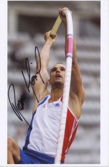 Romain Mesnil  Frankreich  Leichtathletik Autogramm Foto original signiert 