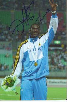 Donald Thomas  Bahamas  Leichtathletik Autogramm Foto original signiert 