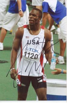LaShawn Merritt  USA  Leichtathletik Autogramm Foto original signiert 