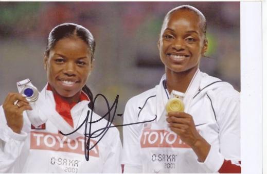 Perdita Felicien  Kanada  Leichtathletik Autogramm Foto original signiert 
