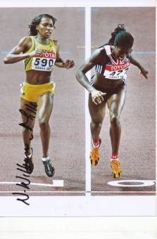 Novlene Williams  Jamaika  Leichtathletik Autogramm Foto original signiert 