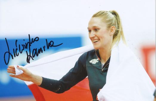 Kamila Licwinko  Polen  Leichtathletik Autogramm Foto original signiert 