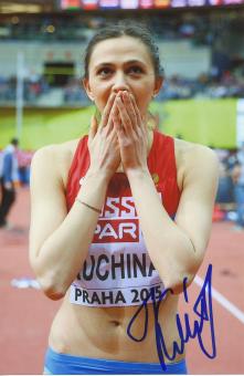 Marija Kutschina  Rußland  Leichtathletik Autogramm Foto original signiert 