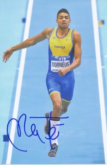 Michel Torneus  Schweden  Leichtathletik Autogramm Foto original signiert 