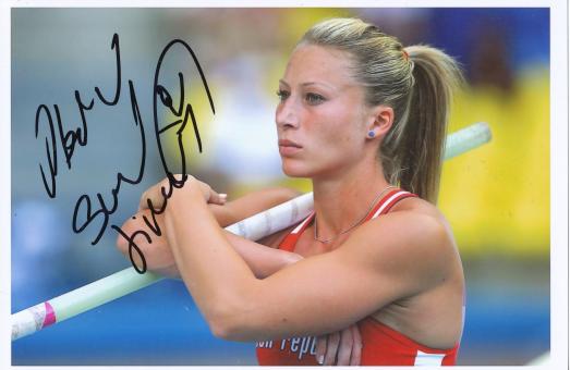 Jirina Svobodova  Rußland  Leichtathletik Autogramm Foto original signiert 