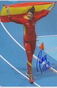 Ruth Beitia  Spanien  Leichtathletik Autogramm Foto original signiert 
