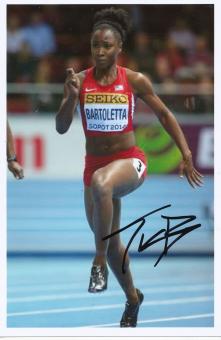 Tianna Bartoletta  USA  Leichtathletik Autogramm Foto original signiert 