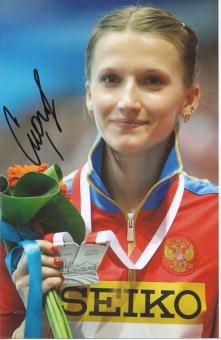 Anschelika Sidorowa  Rußland  Leichtathletik Autogramm Foto original signiert 