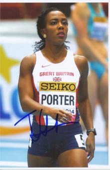 Tiffany Porter  Großbritanien  Leichtathletik Autogramm Foto original signiert 