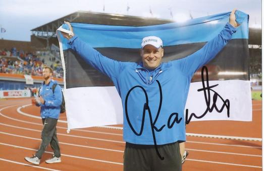 Gerd Kanter  Estland  Leichtathletik Autogramm Foto original signiert 