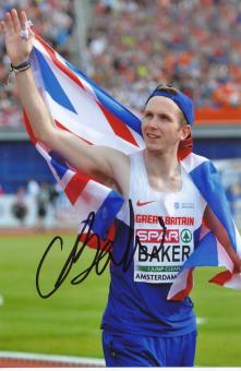Chris Baker  Großbritanien  Leichtathletik Autogramm Foto original signiert 