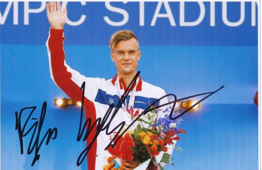 Filip Ingebrigtsen  Norwegen  Leichtathletik Autogramm Foto original signiert 
