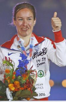 Stephanie Twell  Großbritanien  Leichtathletik Autogramm Foto original signiert 