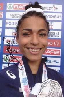 Floria Guei  Frankreich  Leichtathletik Autogramm Foto original signiert 