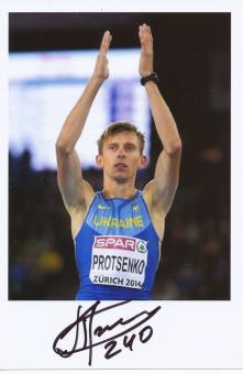 Andrij Prozenko  Ukraine  Leichtathletik Autogramm Foto original signiert 