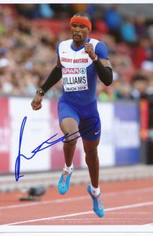 Conrad Williams  Großbritanien  Leichtathletik Autogramm Foto original signiert 