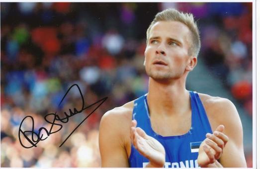 Rasmus Mägi  Estland  Leichtathletik Autogramm Foto original signiert 