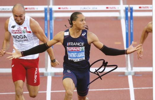 Pascal Martinot Lagarde  Großbritanien  Leichtathletik Autogramm Foto original signiert 