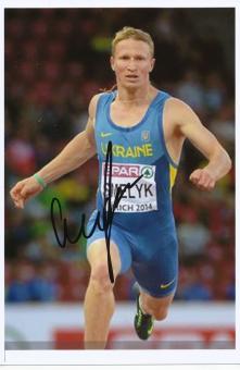 Serhij Smelyk  Ukraine  Leichtathletik Autogramm Foto original signiert 