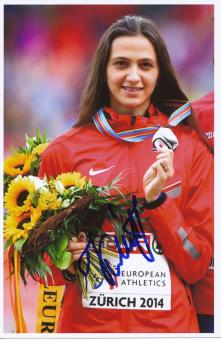 Marija Kutschina  Rußland  Leichtathletik Autogramm Foto original signiert 
