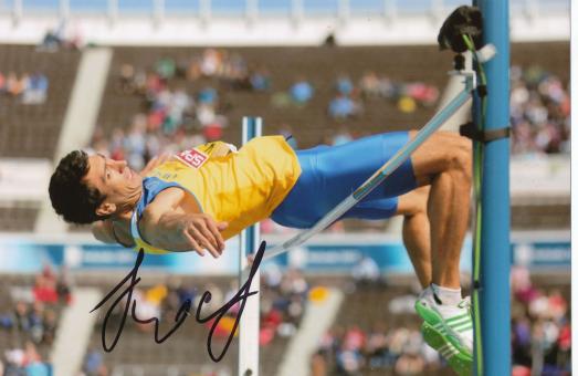 Oleksij Kasjanow  Ukraine  Leichtathletik Autogramm Foto original signiert 