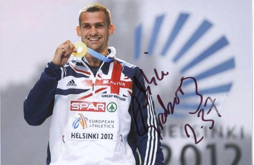 Robert Grabarz  Großbritanien  Leichtathletik Autogramm Foto original signiert 