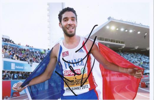 Mahiedine Mekhissi Benabbad  Frankreich  Leichtathletik Autogramm Foto original signiert 