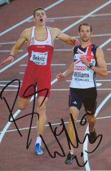 Rhys Williams   Großbritanien  Leichtathletik Autogramm Foto original signiert 