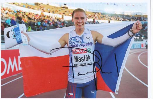 Pavel Maslak  Tschechien  Leichtathletik Autogramm Foto original signiert 