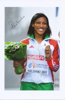 Patricia Mamona  Portugal  Leichtathletik Autogramm Foto original signiert 