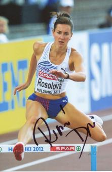 Denisa Rosalova  Tschechien   Leichtathletik Autogramm Foto original signiert 