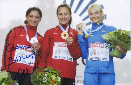 Gamze Bulut  Türkei  Leichtathletik Autogramm Foto original signiert 