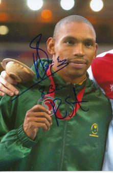 Zarck Visser  Südafrika  Leichtathletik Autogramm Foto original signiert 